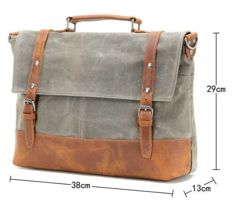 Pánská Plátěná Taška Na Notebook Messenger