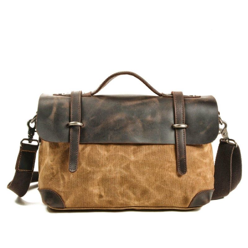 Retro Canvas Messenger Bag Aktovka Moto Tašky