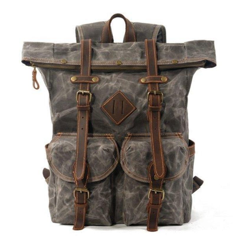 Velký Vintage Batoh Plátno Cestování