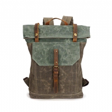 Vintage Batoh Roll Top S Pouzdrem Na Notebook